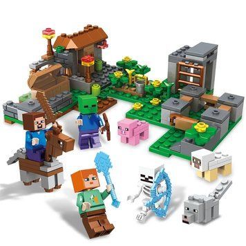 Конструктор Minecraft SJ82004 Лісова схованка 233 деталей Майнкрафт MineWorld My World SJ82004 фото