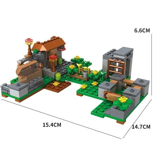 Конструктор Minecraft SJ82004 Лісова схованка 233 деталей Майнкрафт MineWorld My World SJ82004 фото