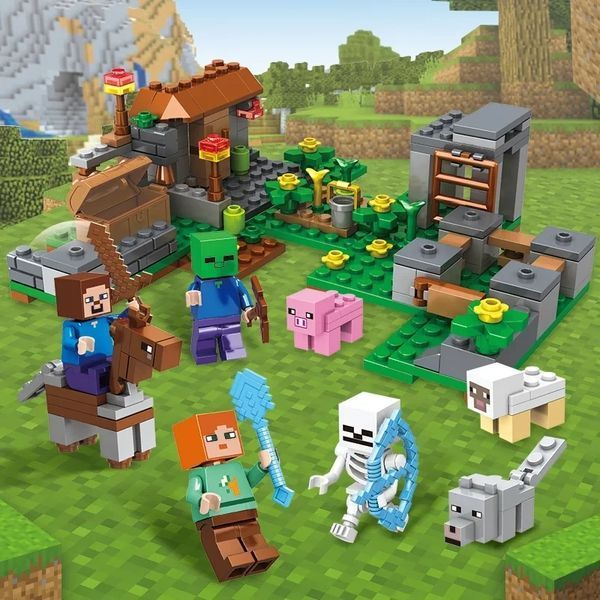 Конструктор Minecraft SJ82004 Лісова схованка 233 деталей Майнкрафт MineWorld My World SJ82004 фото