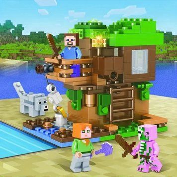 Конструктор Minecraft SJ81004 Будинок на дереві 178 деталей Майнкрафт MineWorld My World SJ81004 фото