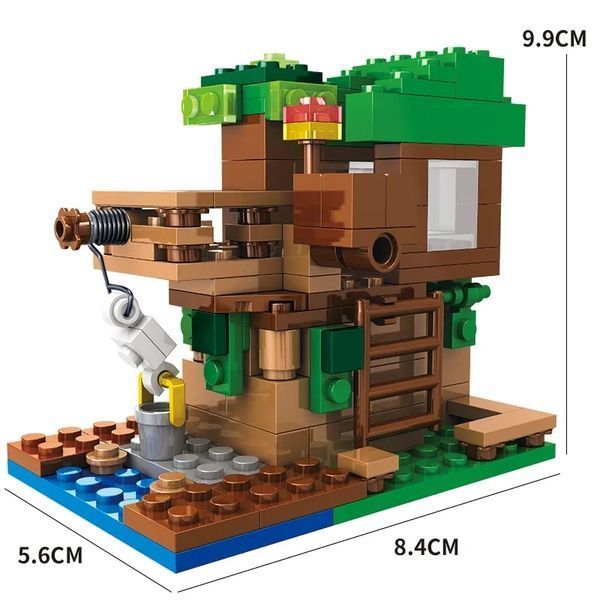 Конструктор Minecraft SJ81004 Будинок на дереві 178 деталей Майнкрафт MineWorld My World SJ81004 фото