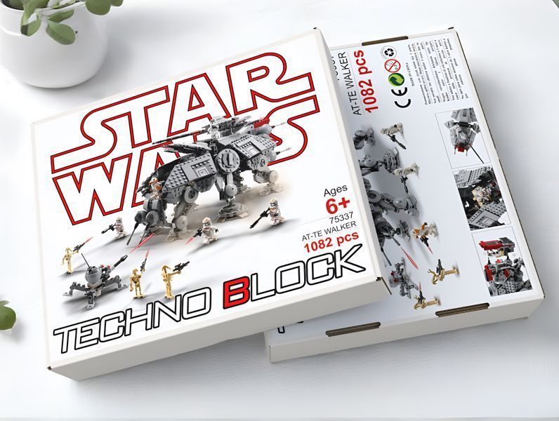 Конструктор Star Wars AT-TE Walker Шагоход 1082 деталей 75337 фото