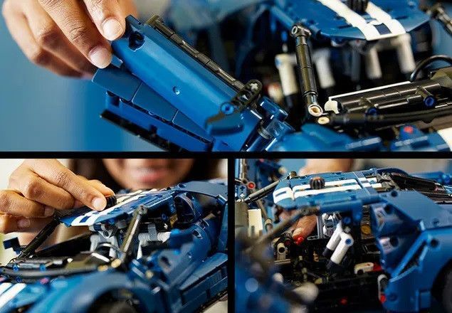 Конструктор спорткар Ford GT гоночна машина 1466 деталей 42154 фото
