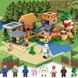 Конструктор Minecraft SJ8802 Селище 6 в 1 569 деталей Майнкрафт MineWorld My World SJ8802 фото 1