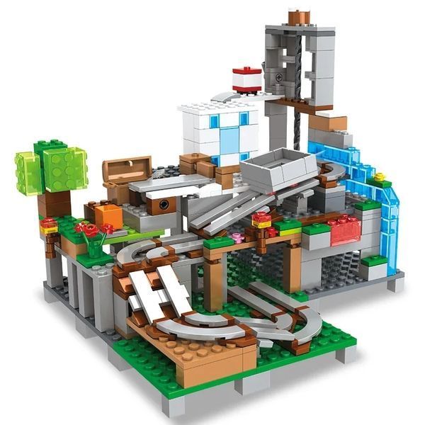 Конструктор Minecraft SJ82003 Гірська печера 587 деталей Майнкрафт MineWorld My World SJ82003 фото