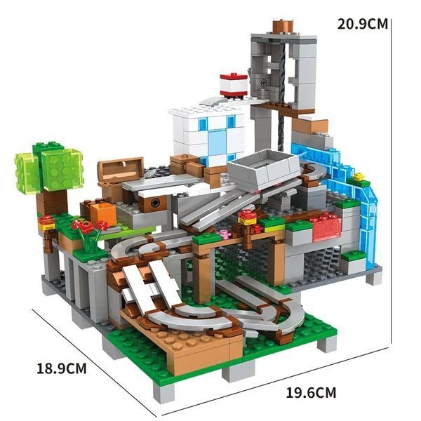 Конструктор Minecraft SJ82003 Гірська печера 587 деталей Майнкрафт MineWorld My World SJ82003 фото