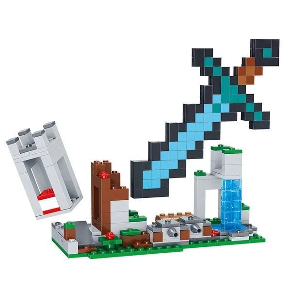 Конструктор Minecraft АА8003 Застава меча з фігурками 359 деталей Майнкрафт MineWorld My World АА8003 фото