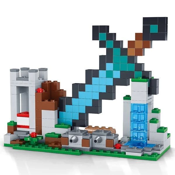 Конструктор Minecraft АА8003 Застава меча з фігурками 359 деталей Майнкрафт MineWorld My World АА8003 фото