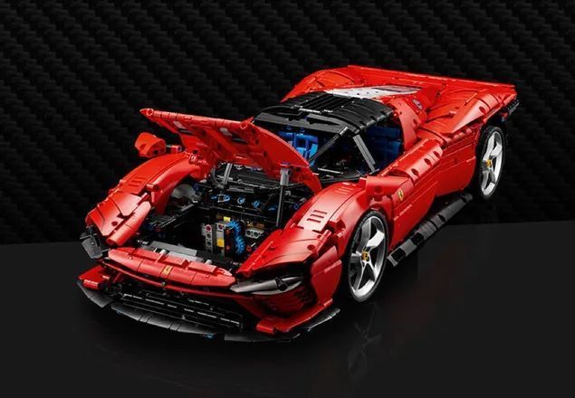 Конструктор спорткар Ferrari Daytona SP3 гоночна машина 3778 деталей 42143 фото