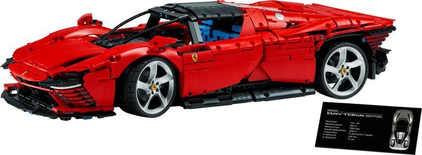 Конструктор спорткар Ferrari Daytona SP3 гоночна машина 3778 деталей 42143 фото