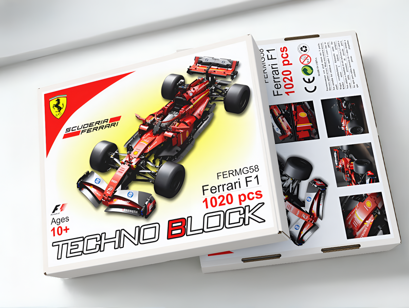 Конструктор Формула 1 Ferrari F1 1020 деталей FERMG58 фото