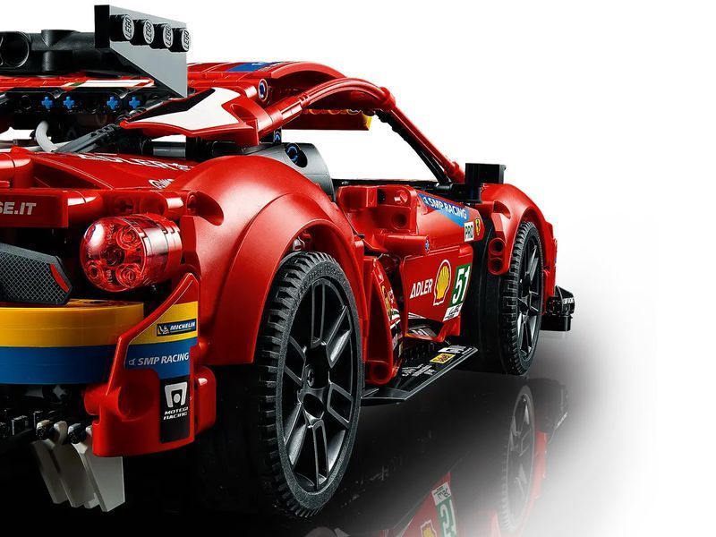 Конструктор спорткар Ferrari 488 GTE гоночна машина 1684 деталей 42125 фото