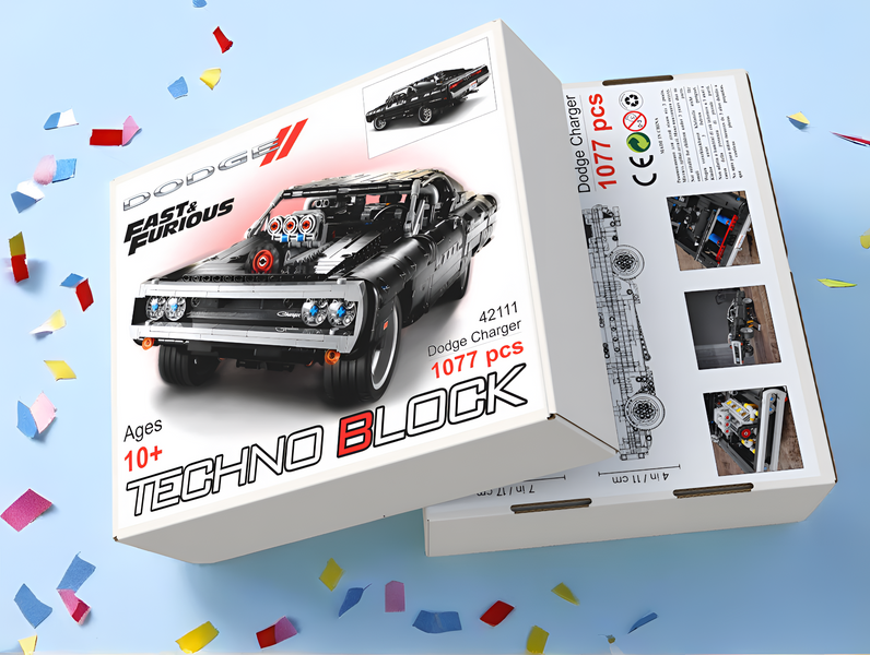 Конструктор спорткар Dodge Charger Домініка Торетто гоночна машина 1077 деталей 42111 фото