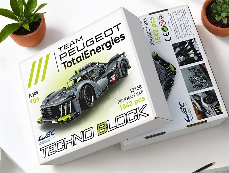 Конструктор PEUGEOT 9X8 24H Le Mans гоночна машина 1775 деталей 42156 фото