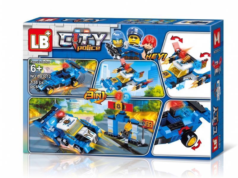 Конструктор Поліцейський суперкар: Швидкісний патруль 193 деталей LB4105D фото