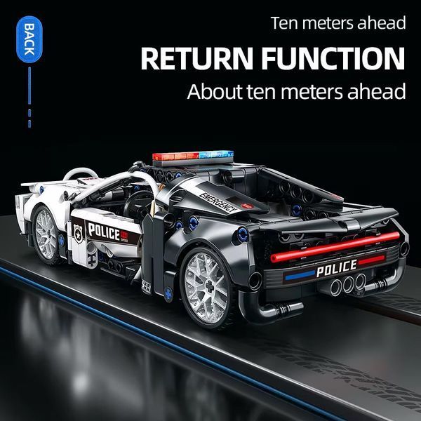 Конструктор спорткар Bugatti Police поліцейська машина 410 деталей 410BP фото