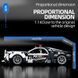 Конструктор спорткар Bugatti Police поліцейська машина 410 деталей 410BP фото 3