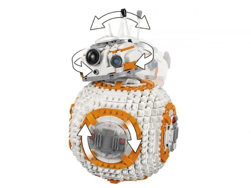 Конструктор Star Wars Дроїд BB-8 1106 деталі 75187 фото