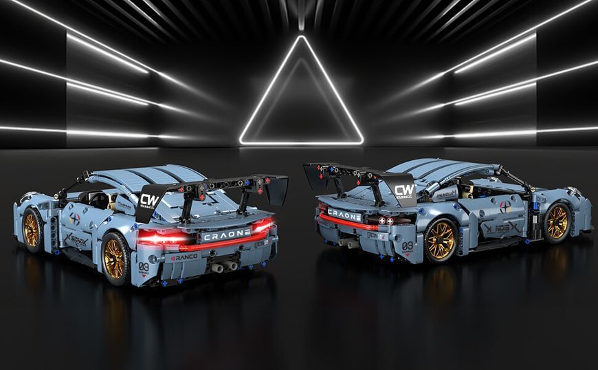 Конструктор спорткар PORSCHE 911 Blue гоночна машина 975 деталей BLUE911 фото