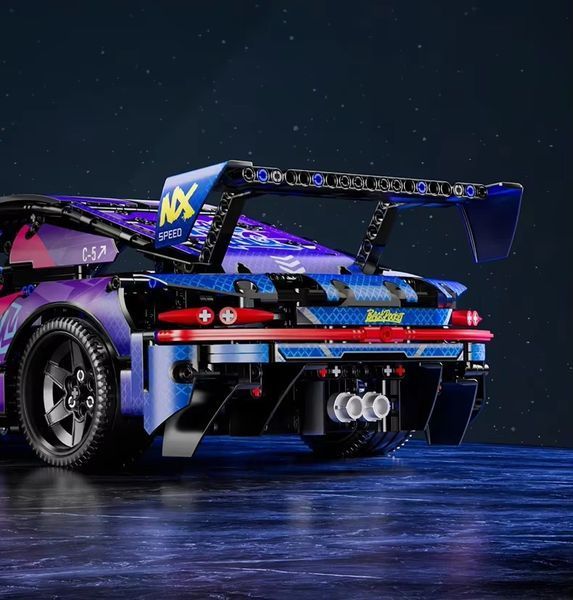Конструктор спорткар PORSCHE 911 Cyberpunk гоночна машина 1611 деталей 911CYB фото