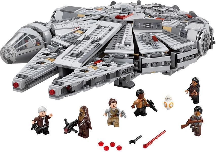 Конструктор Star Wars Сокіл тисячоліття (MILLENNIUM FALCON) 1329 деталей 75105 фото
