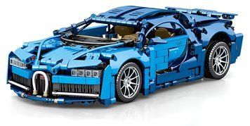 Конструктор спорткар Bugatti Chiron гоночна машина 1310 деталі BOX 1310BG фото