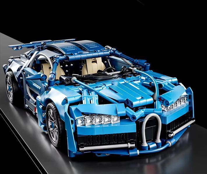 Конструктор спорткар Bugatti Chiron гоночна машина 1310 деталі BOX 1310BG фото