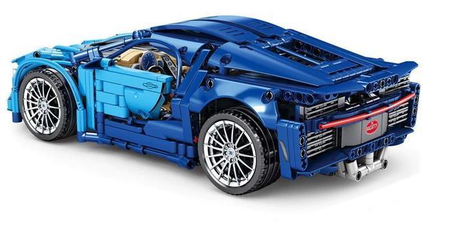 Конструктор на радіокеруванні Bugatti Chiron гоночна машина 1310 деталі BOX 1310BGRC фото