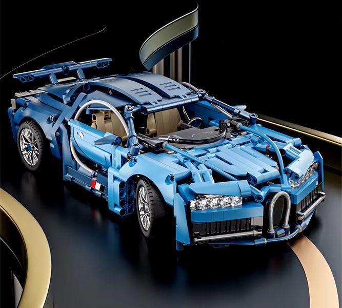 Конструктор на радіокеруванні Bugatti Chiron гоночна машина 1310 деталі BOX 1310BGRC фото