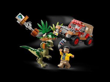 Конструктор Jurassic World Засідка дилофозавра 76958 фото
