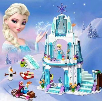 Конструктор Крижане Серце Frozen крижаний замок принцеса для дівчаток 321+ деталей 3312 фото