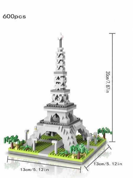 Конструктор Ейфелева вежа 600 деталей E600 фото