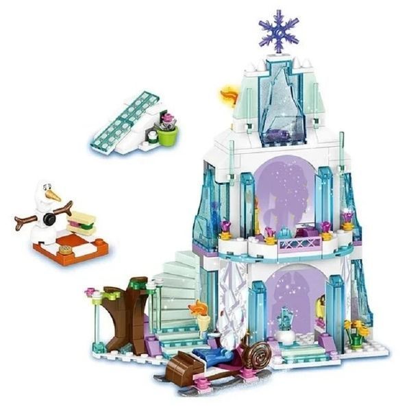 Конструктор Крижане Серце Frozen крижаний замок принцеса для дівчаток 321+ деталей 3312 фото