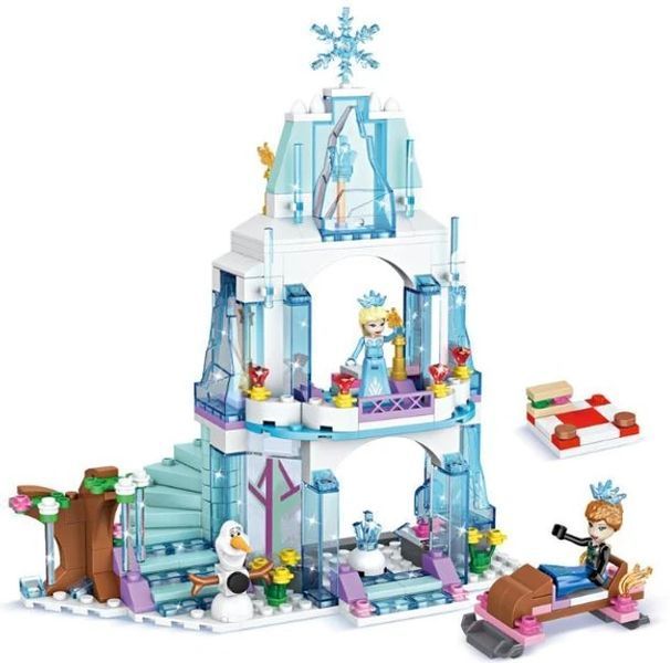 Конструктор Крижане Серце Frozen крижаний замок принцеса для дівчаток 321+ деталей 3312 фото
