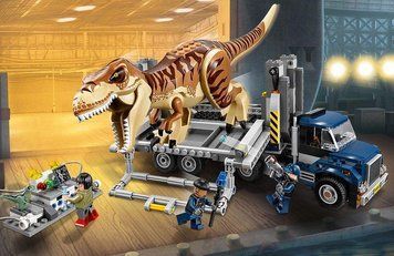 Конструктор Jurassic World Транспорт для перевезення Ті-Рекса 75933 фото