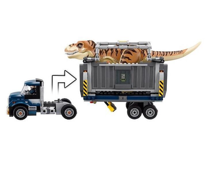 Конструктор Jurassic World Транспорт для перевезення Ті-Рекса 75933 фото