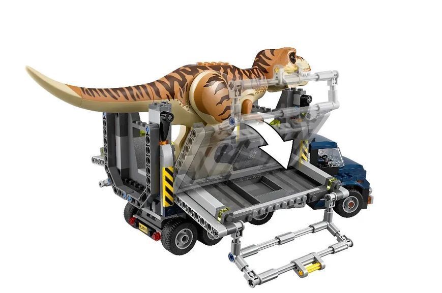 Конструктор Jurassic World Транспорт для перевезення Ті-Рекса 75933 фото