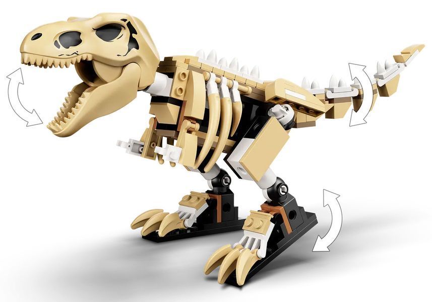 Конструктор Jurassic World Виставковий скелет тиранозавра 76940 фото