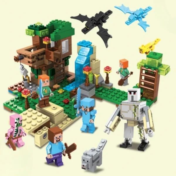 Конструктор Minecraft SJ8801 Будинок на дереві 379 деталей Майнкрафт MineWorld My World 1064 фото