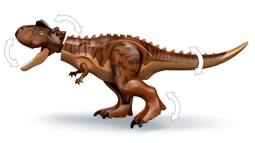 Конструктор Jurassic World Переслідування динозавра карнотавра 76941 фото