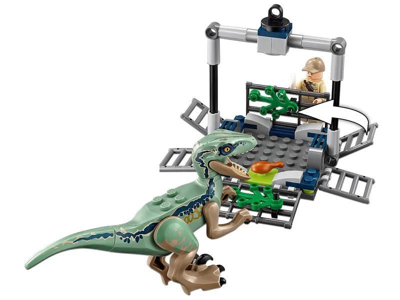 Конструктор Jurassic World Погоня за Блу на вертольоті 75928 фото