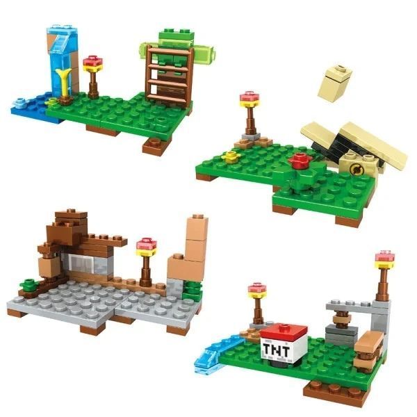 Конструктор Minecraft SJ82007 Битва на скелі 231 деталей Майнкрафт MineWorld My World 1065 фото