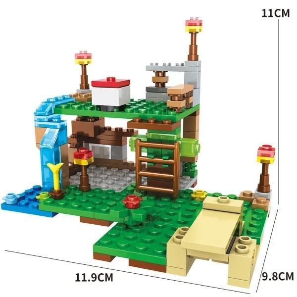 Конструктор Minecraft SJ82007 Битва на скелі 231 деталей Майнкрафт MineWorld My World 1065 фото