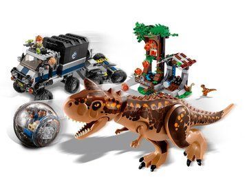 Конструктор Jurassic World Втеча в гіросфері від Карнотавра 75929 фото