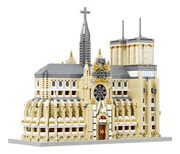 Конструктор Нотр-Дам з підсвіткою 2908 деталей Notre-Dame de Paris 2908 фото
