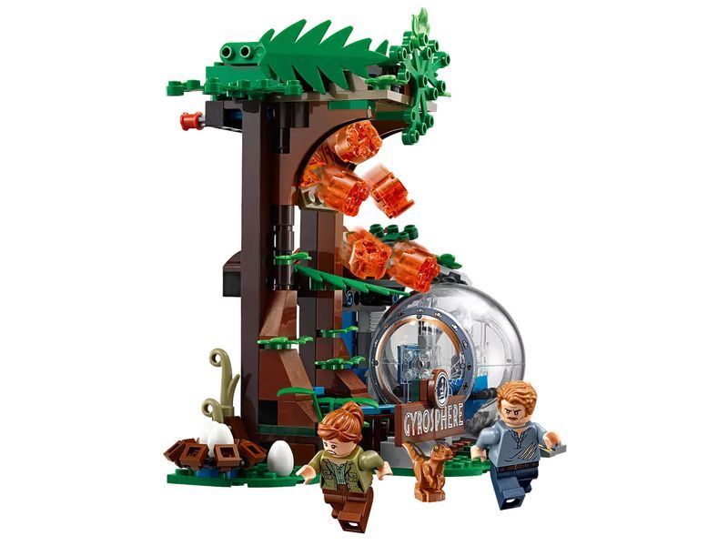 Конструктор Jurassic World Втеча в гіросфері від Карнотавра 75929 фото