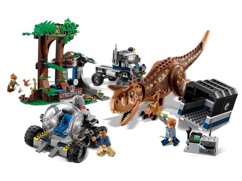 Конструктор Jurassic World Втеча в гіросфері від Карнотавра 75929 фото