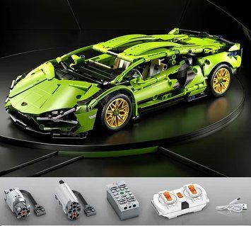 Конструктор на радіокеруванні Lamborghini Sian FK937 1280 деталі 1280LGRC фото