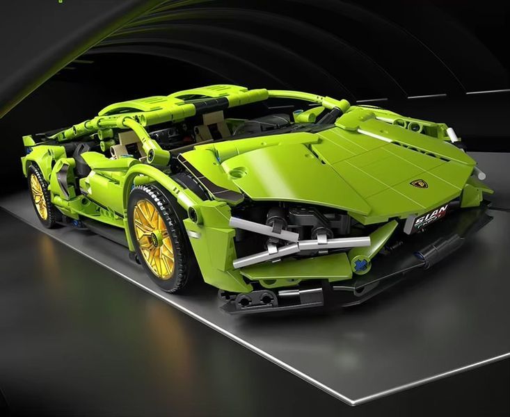 Конструктор на радіокеруванні Lamborghini Sian FK937 1280 деталі 1280LGRC фото