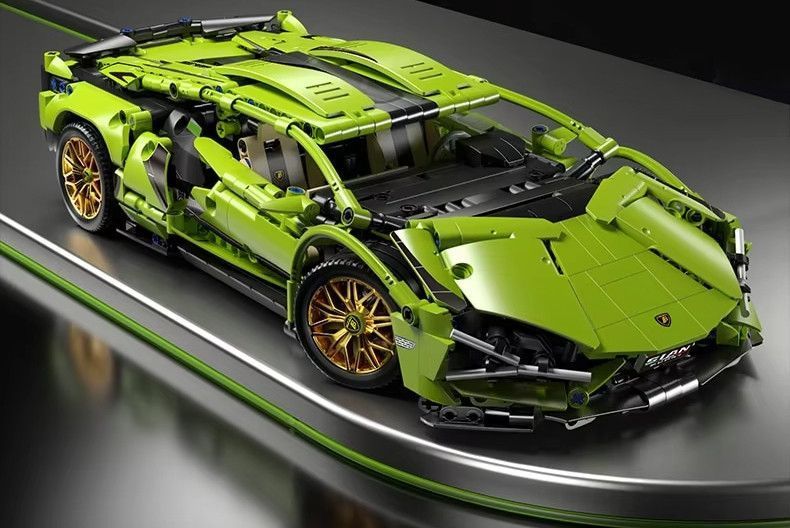 Конструктор на радіокеруванні Lamborghini Sian FK937 1280 деталі 1280LGRC фото
